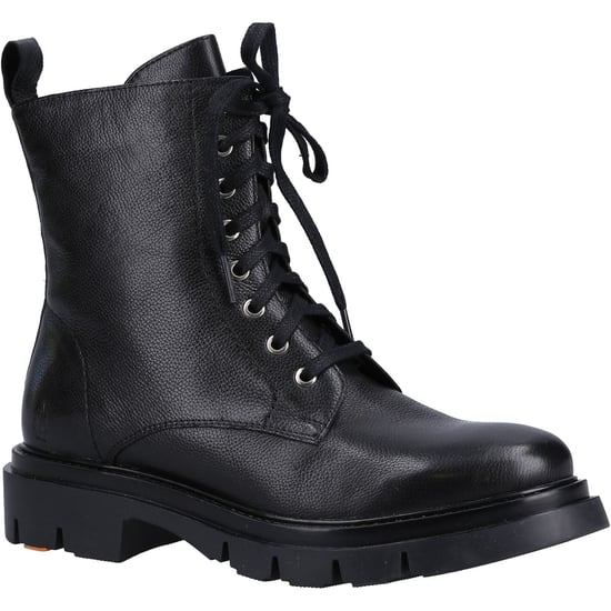 Hush Puppies Rhea Leder Damen Schwarz Stiefel - Image 1