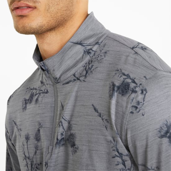 PUMA Mens CLOUDSPUN Lowlands Quarter-Zip Golf Sweatshirt - Image 4