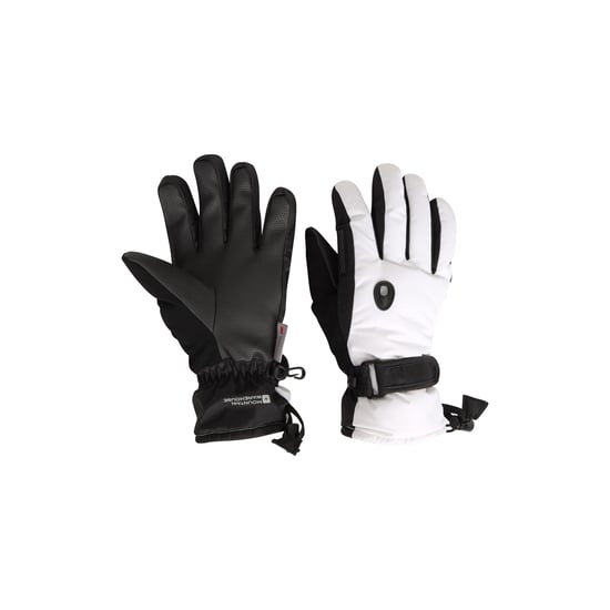 Mountain Warehouse Womens/Ladies Extreme Waterproof Ski Gloves (White)