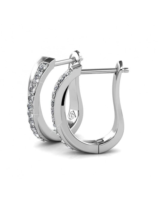 Criss-Ohrringe - Silber und Kristall - Image 3