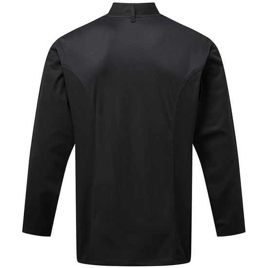Premier - "Coolchecker" Kochjacke für Herren (Schwarz) - Image 2