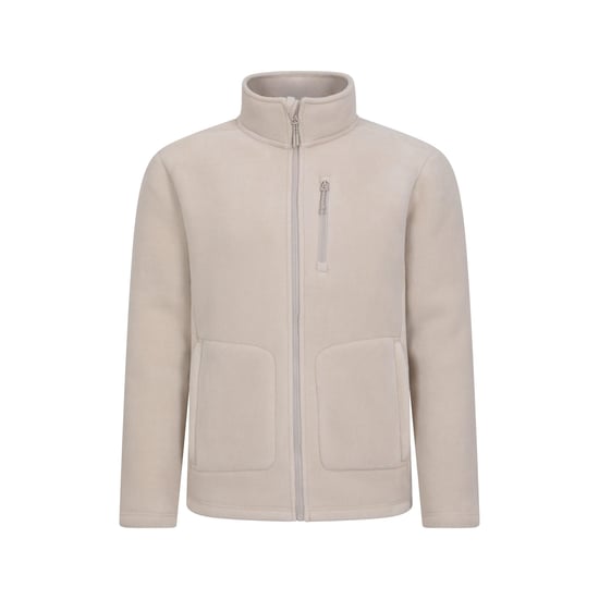 Mountain Warehouse - "Highland" Fleece Durchgehender Reißverschluss für Herren (Beige) - Image 1