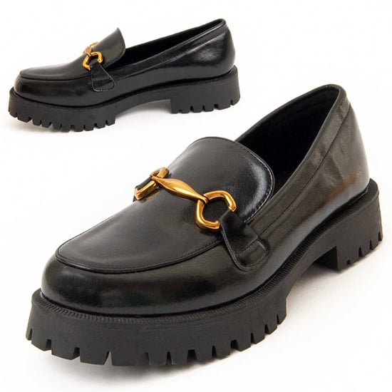 Montevita Platform Moccasin Macca3 In Black