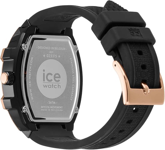 Ice Watch Ice Boliday - Schwarz Roségold Unisex Schwarze Uhr 023315 - Image 3