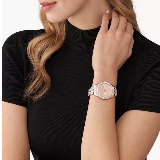 Michael Kors MK4710 Harlowe Rose Gold-Ton Damenuhr - Image 4