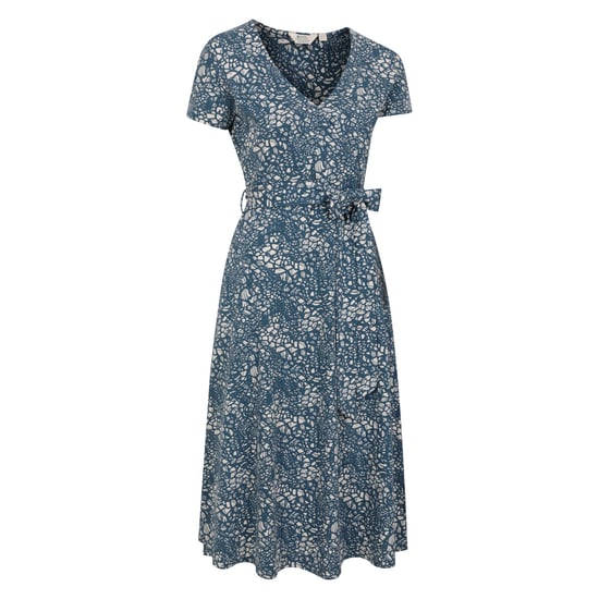 Mountain Warehouse Womens/Ladies Santorini Wrap Midi Dress (Dark Blue)