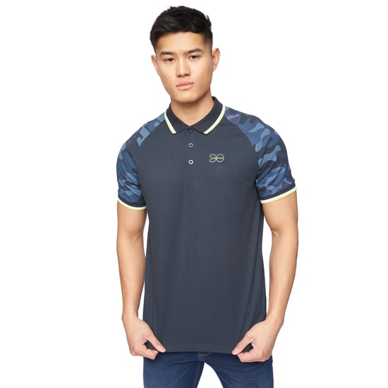 Crosshatch - "Cramdark" Poloshirt für Herren (Marineblau) - Image 1