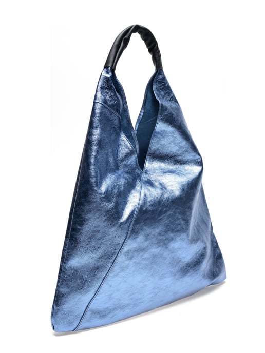Isabella Rhea SS22 IR 8052 Bleu Cuir de vachette Sac - Image 2
