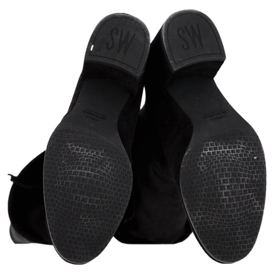 Stuart Weitzman Tieland 85 Overknee-Stiefel aus schwarzem Wildleder - Image 6