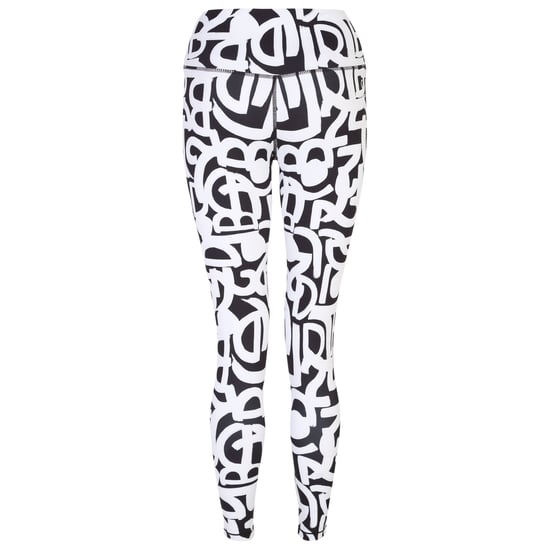 Dare 2B Womens/Ladies Influential Graffiti Leggings (Black/White)