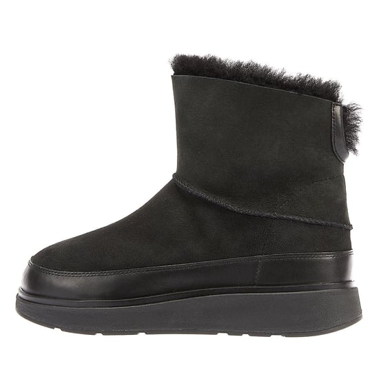 FitFlop Shearling Women's Schwarze Stiefel - Image 5