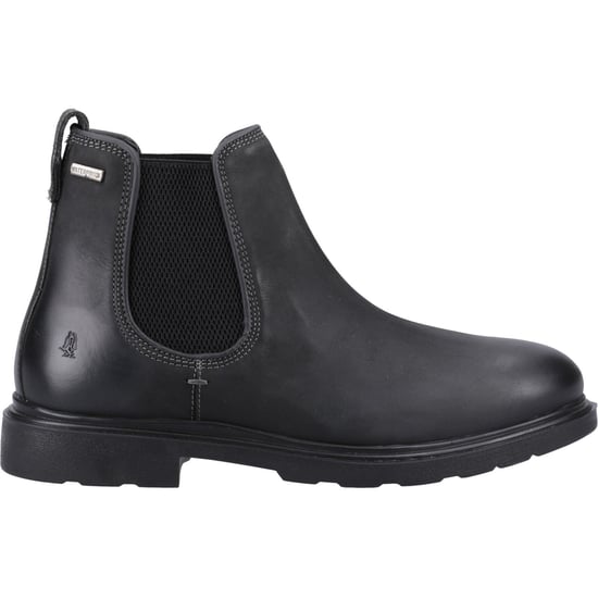 Hush Puppies Preston Chelsea Leder Herren Schwarz Stiefel - Image 5