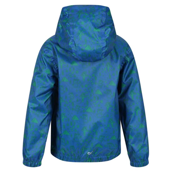 Regatta Childrens/Kids Muddy Puddle Peppa Pig Hooded Waterproof Jacket (Oxford Blue)