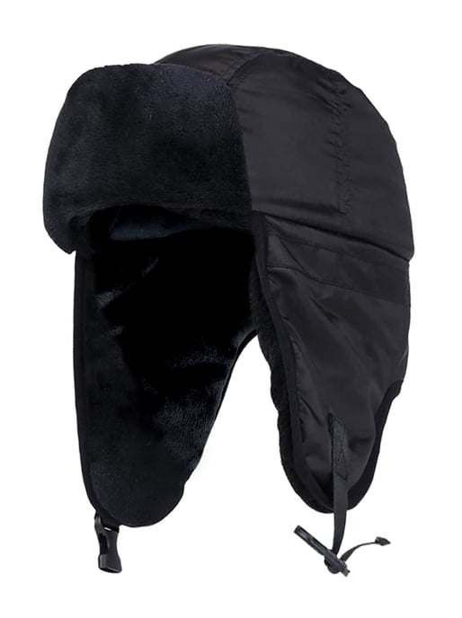 Wasserdichte Fleece gefütterte Herren Trapper Wintermütze - Image 1