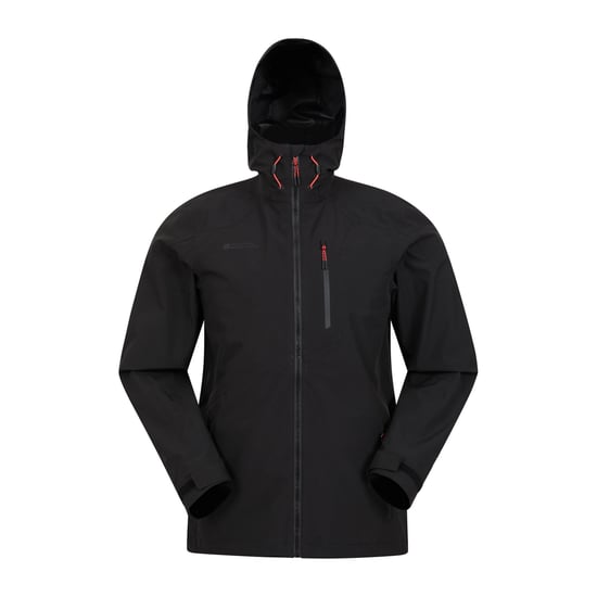 Mountain Warehouse Mens Bachill drei Schicht wasserdichte Jacke (schwarz) - Image 1