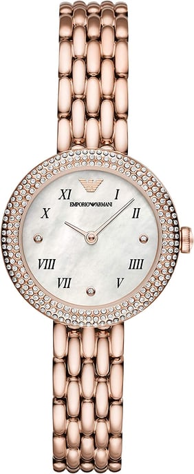 Emporio Armani Rosa roségold Damen Armbanduhr AR11355 - Image 1