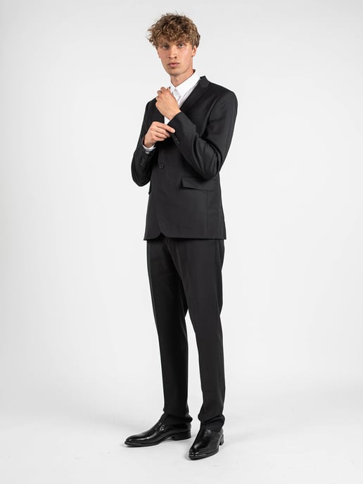 Les Hommes Garnitur Classic City Herren schwarz - Image 6