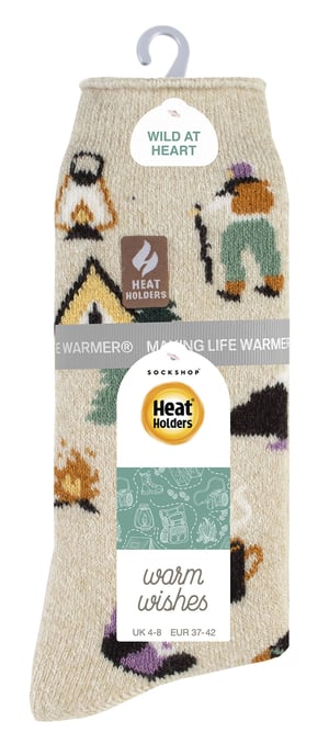 Womens Fun Hobby Socken | Heat Holders Lite | Novelty Winter Fleece gefüttert Thermosocken - Walking - Image 2