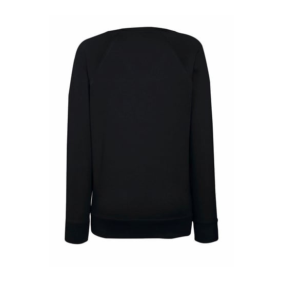 Fruit OF The Loom Damen Raglan Sweatshirt (Schwarz) - Image 2