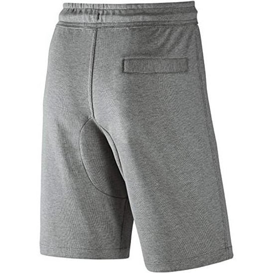 Nike Herren Fleece Shorts Grau mit Reißverschlusstaschen - Image 2