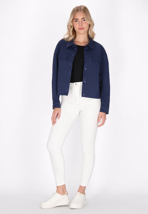 Schmuddelwedda Blouson Damen Marine - Image 2