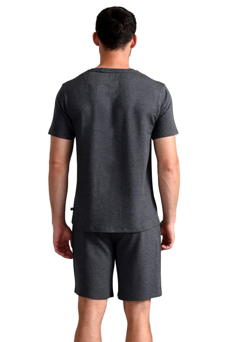 Ted Baker Pyjama Shorts | Herren Freizeit-Loungewear Pyjamahosen mit Taschen - Anthrazit - Image 2