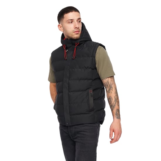 Crosshatch - "Kampleys" Weste für Herren (Schwarz) - Image 1