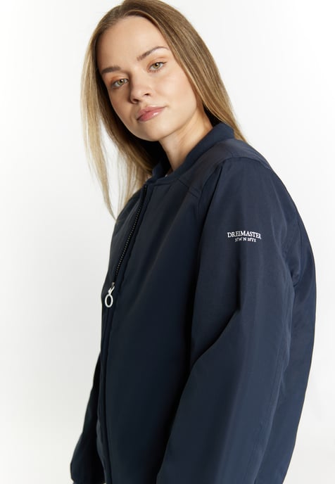 Dreimaster Wattierte Blousonjacke Damen Marine - Image 5