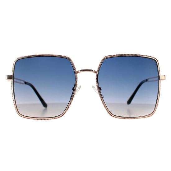 Guess Square Womens Glänzend Rose Gold Blau Gradient GF0419 - Image 1