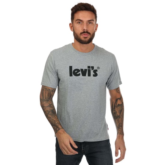 Men's Levis Relaxed Fit T-Shirt in Grey Heather