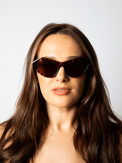 Angular Sunglasses in Tortoiseshell