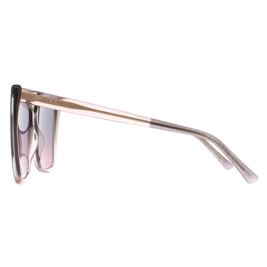 Jimmy Choo Cat Eye Damen Nude Glitzer Grau Fuchsia LESSIE/S - Image 3