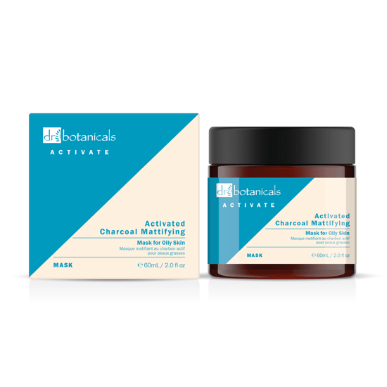 Dr Botanicals Activate Charcoal Mattifying Mask für fettige Haut 60ml - Image 2
