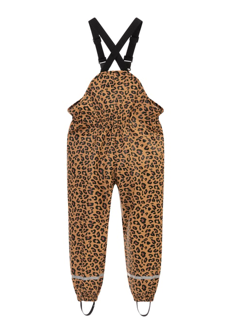 Schmuddelwedda Regenhose Mädchen Schwarz Beige Leo - Image 2