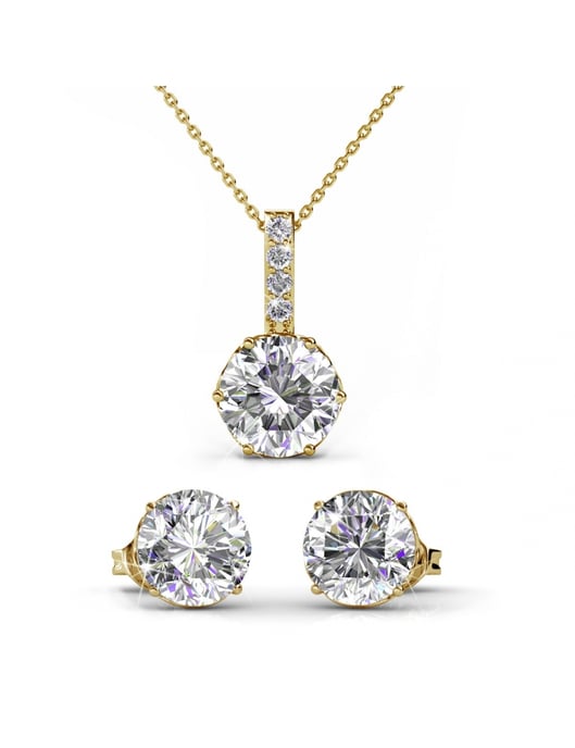 Kristine Set - Gold und Kristall - Image 1