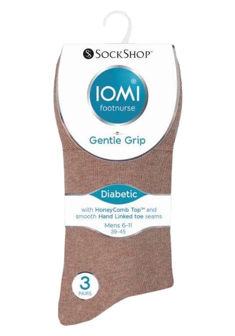 Herren 6er Pack nicht elastische Diabetikersocken mit handgekettelten Zehennähten - Image 2