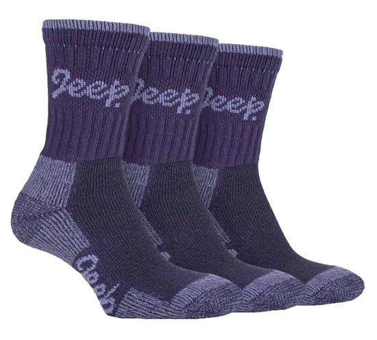 JEEP TERRAIN - 3 Paar Baumwoll-Wandersocken für Damen - Image 1