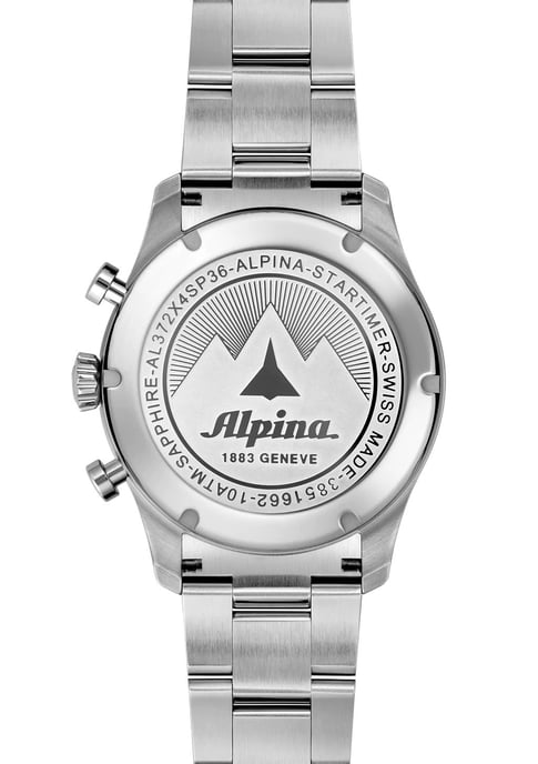 Alpina Startimer Pilot Herren Silber Uhr AL-372BW4S26B - Image 2