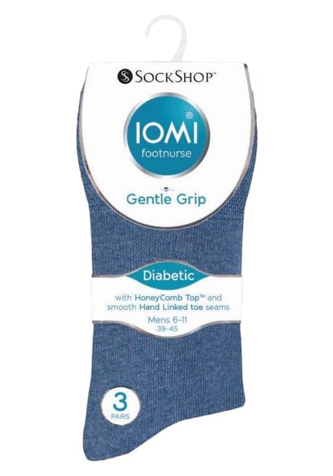 Herren 6er Pack nicht elastische Diabetikersocken mit handgekettelten Zehennähten - Image 2