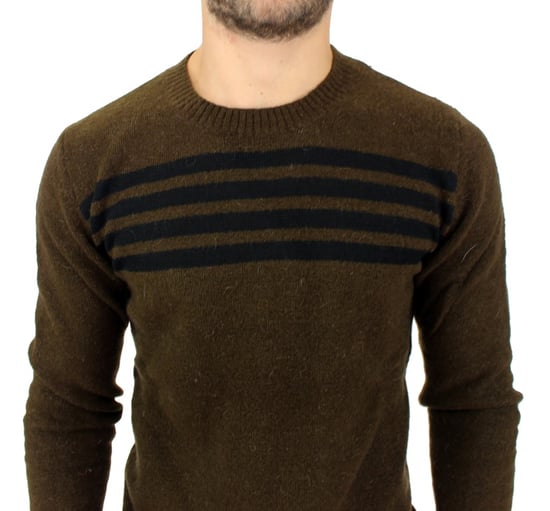 Gestreifter Rundhals-Pullover - Image 4