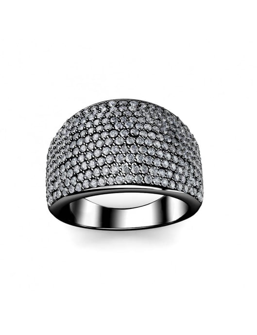 Glamour Metallring - Silber und Grau - Image 3