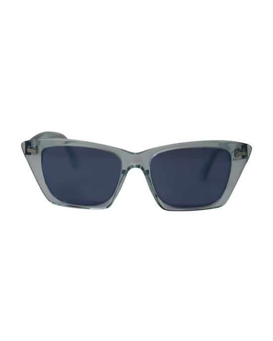 Acne Studios Ingridh Katzenaugen-Sonnenbrille aus lichtblauem Acetat - Image 1
