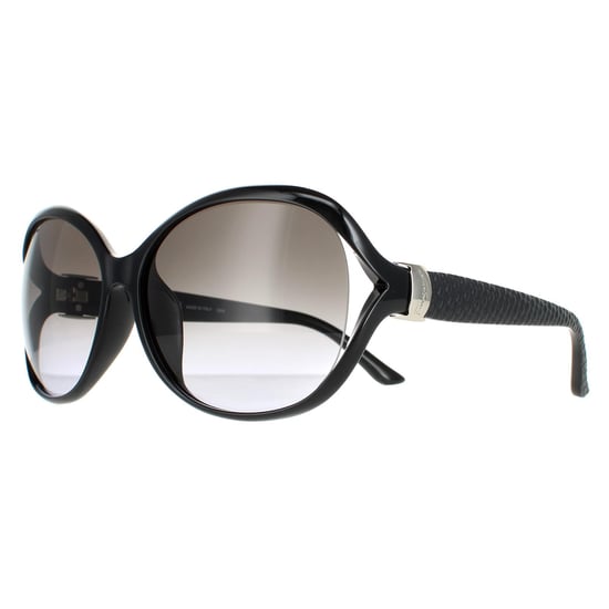 Salvatore Ferragamo Oval Damen Schwarz Grau Gradient SF770SA - Image 2