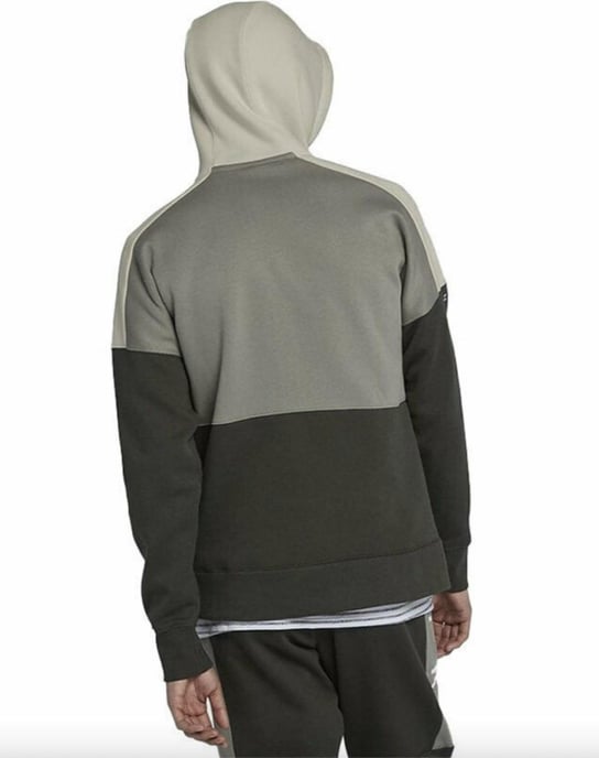 Nike Air Herren Zip durch Trainingsanzug Set Olive Grün - Image 3