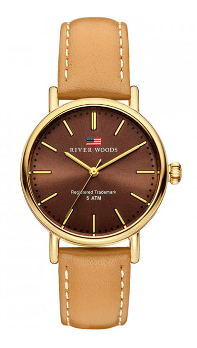 River Woods Oswego Braun Damen Armbanduhr RW340016 - Image 1