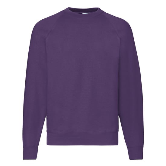Fruit Of The Loom Herren Raglan-Ärmel Belcoro® Sweatshirt (lila) - Image 1