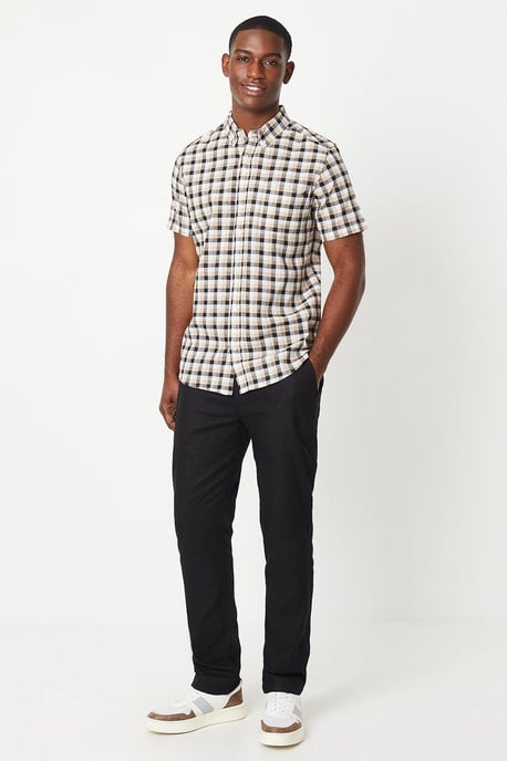 Small Box Check Short Sleeve Shirt