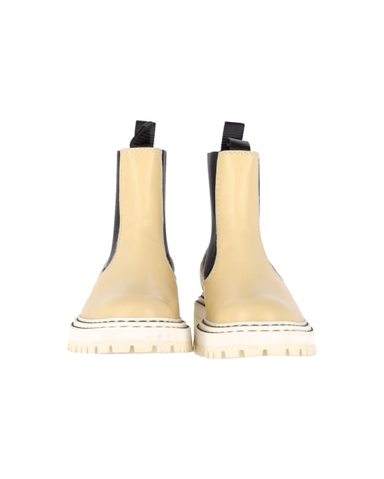 Proenza Schouler Chelsea-Stiefeletten aus beigem Leder - Image 4
