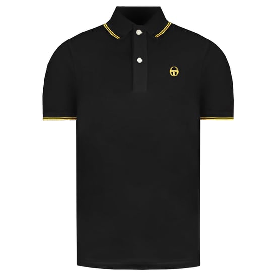 Sergio Tacchini Iconic Herren-Poloshirt in Schwarz - Image 1