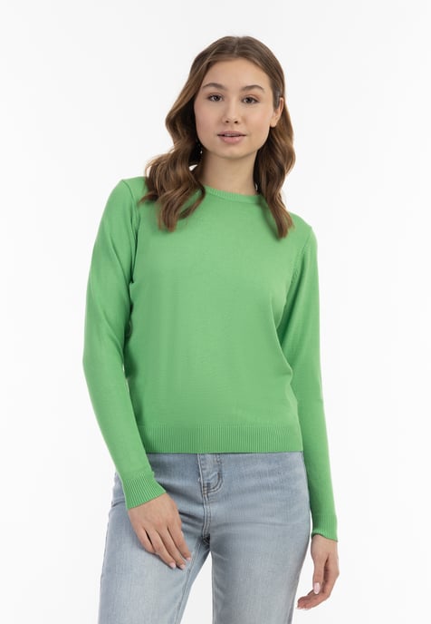 Mymo Strickpullover Damen hellgrün - Image 3